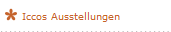 Iccos Ausstellungen